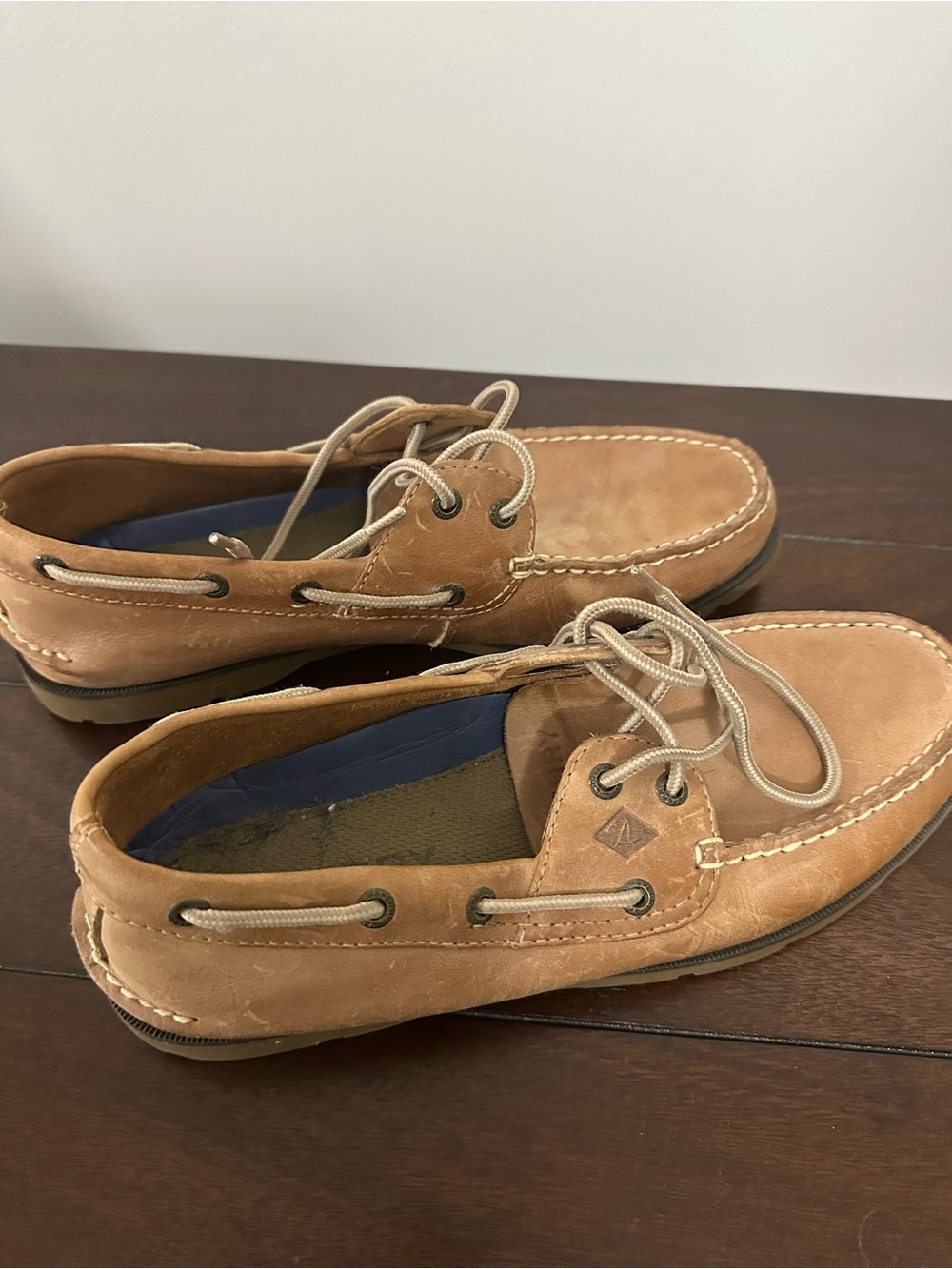 Sperry Men’s Tan Leather Boat Shoes